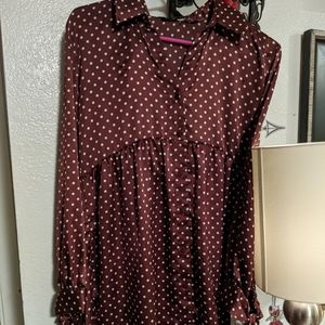 Zara basic blouse